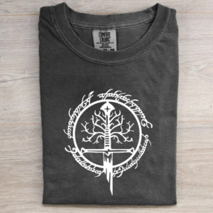 Vintage Fantasy Movie Graphic T-shirt